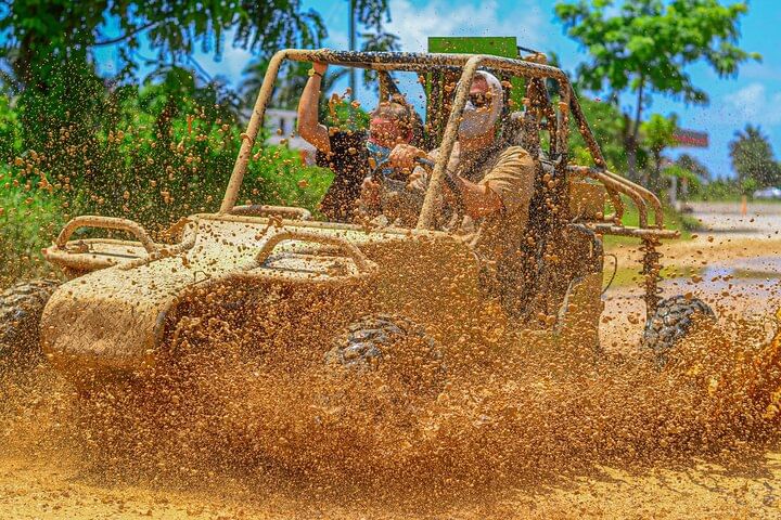 Buggy Tour in Punta Cana with Stops at the Beach and a Cave