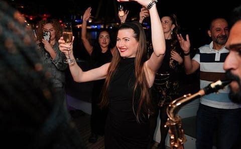 Super Yacht Party at Marina Walk in Dubai's Nightlife
