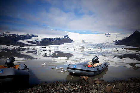 Iceberg Boat Tours ready for an adventure