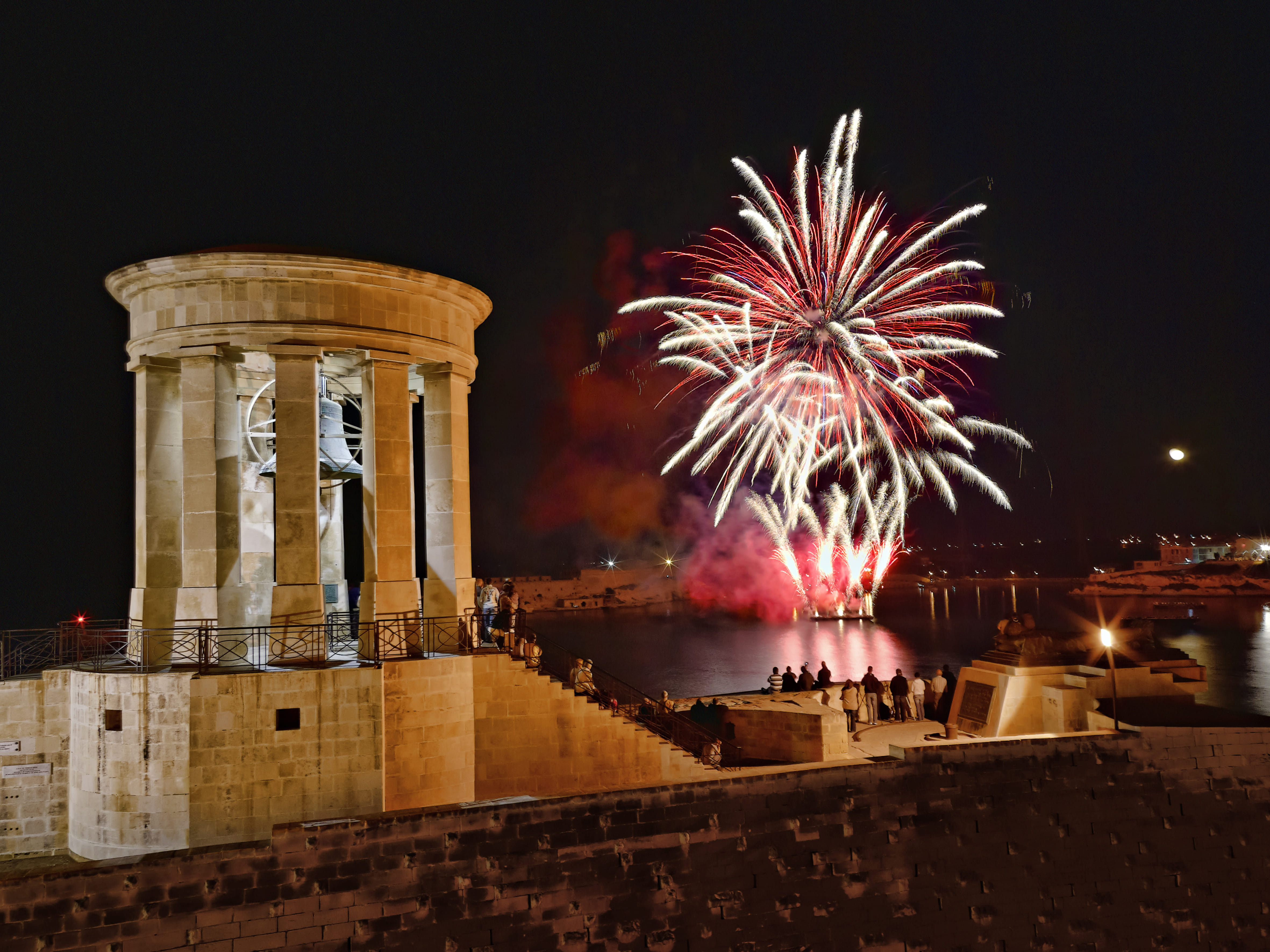 Fireworks over the Grand Harbour