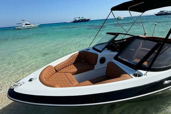 Private Speedboat Trip to Orange island ,Snorkeling from Hurghada