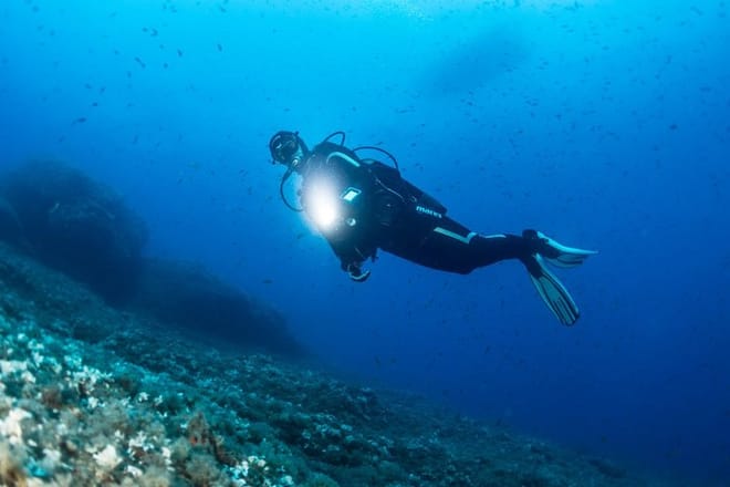 Scuba Diving at Dusk in Unawatuna 2