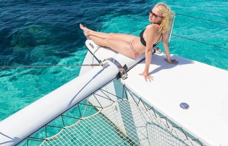 Private Catamaran Cruise in Mykonos with BBQ and Drinks