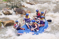 PHUKET-PHANG NGA: Full Day White water Rafting -Zipline 150 M.- Waterfall-Lunch 3
