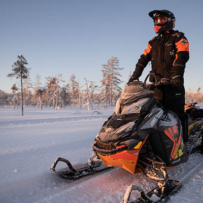 Snowmobiling and snowmobile safaris in Rovaniemi, Lapland, Finland