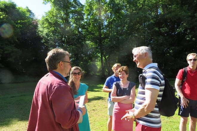 with the Breteville by St Malo, visiting the house of Jacques Cartier