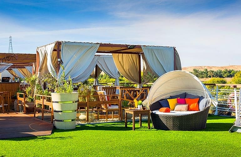 sun deck of farah nile cruise