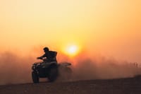 Quad biking in dubai desert