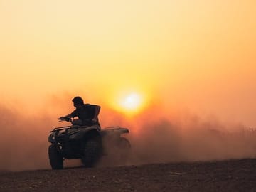 Quad biking in dubai desert
