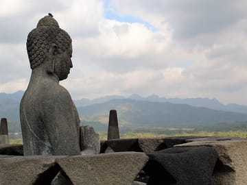 Buddha Statue at Borobudur temple