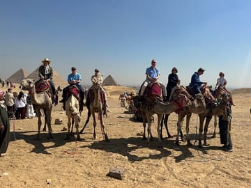 Sunrise Camel Ride and Pyramid Tour in Giza, Cairo
