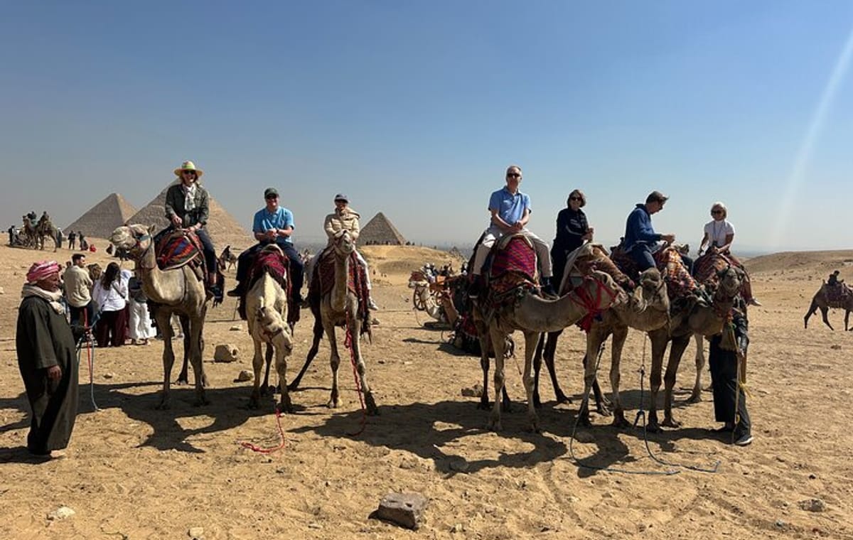 Camel Ride at Sunrise with Giza pyramids tour LGBTQ are welcome