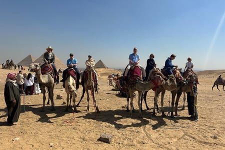 Sunrise Camel Ride & Giza Pyramids & Sphinx Private Tour