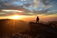 Sunset at 2,500m in Sierra Nevada 1