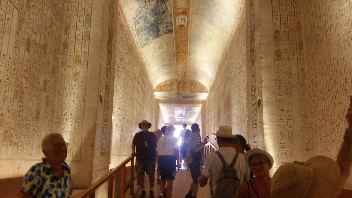 Valley of the Kings tomb passage, West Bank, Luxor, Egypt