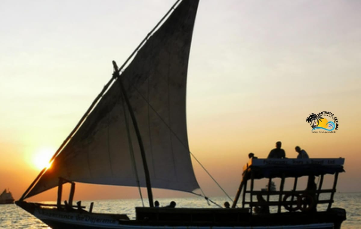 Zanzibar Sunset Dhow Cruise from Stone town with Drinks, Snacks & Music