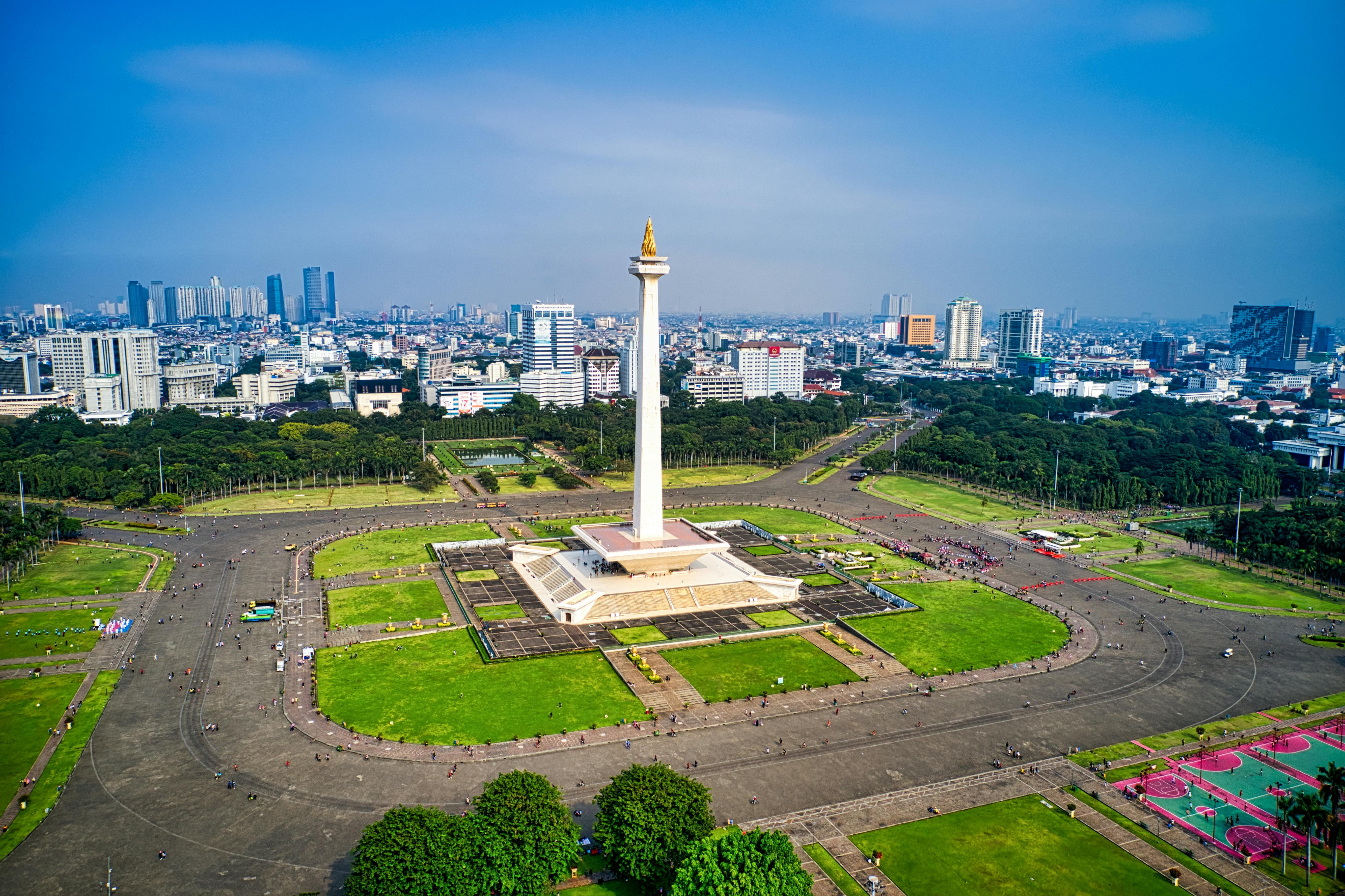 Tour di Jakarta: vista del monumento nazionale