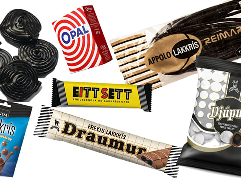 A selection of our famous liquorice filled chocalates!