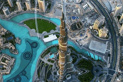 Dubai Sky View Glass Slide, Dubai Mall Shopping, Burj Khalifa 124/125th floor and Musical Fountain Show tour with Private Transfers
