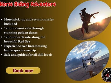 2-Hour Horse Riding in the Desert and by the Sea
