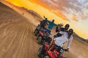 Sharm El Sheikh Super Safari: Quad, Camel Ride, BBQ Dinner & Show