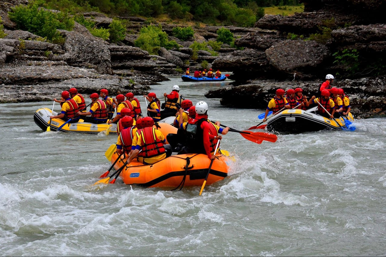 From Durrës Golem: Vjosa Rafting & Benja Thermal Baths Permet Day Tour 6