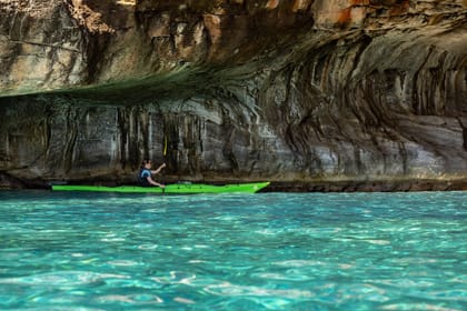 4-days Sea Kayak Expedition in South West Crete, Greece