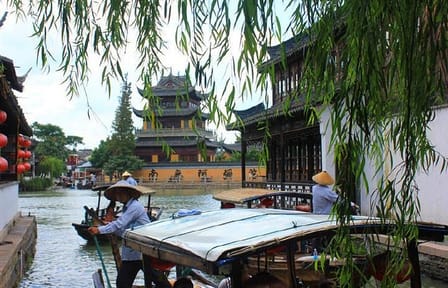 Private Boat Tour of Zhujiajiao Water Town from Shanghai