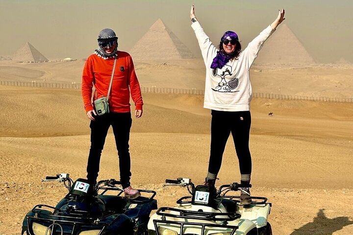 Giza pyramids, Sphinx with camel ride and lunch