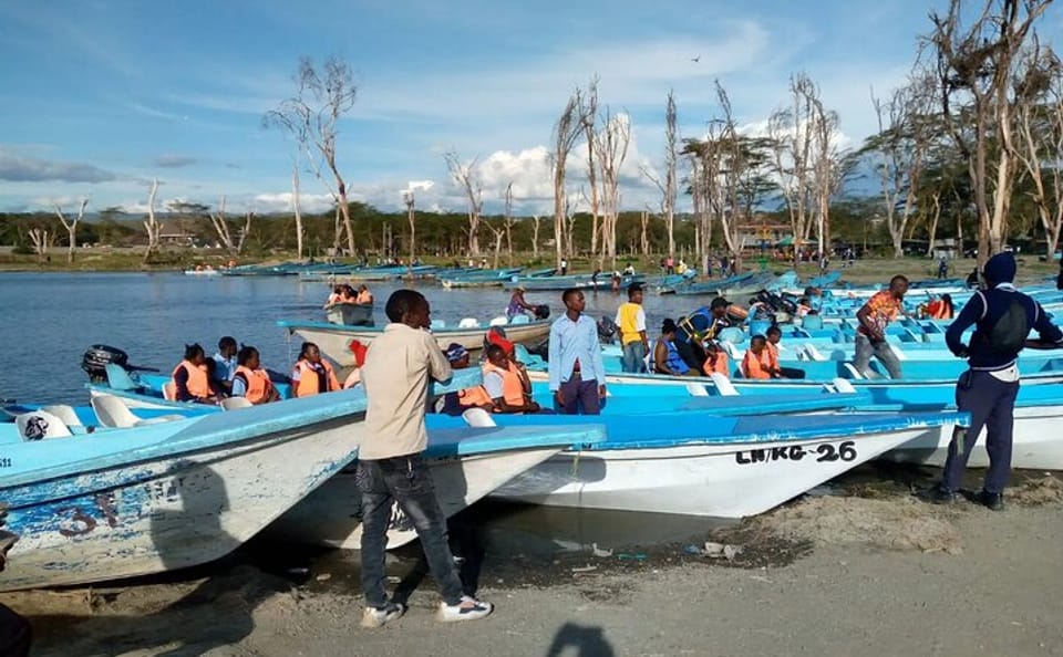 Crescent Island Walking Safari and Boat Tour in Naivasha