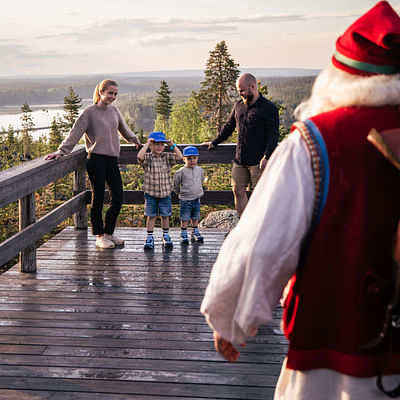 Private Meeting with Santa Claus in his cottage in Lapland