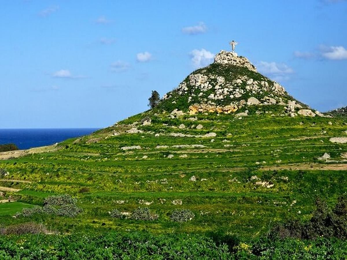 Green hills in Gozo