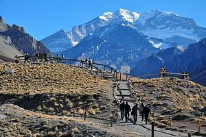 Aconcagua in the Andes Mountains - Private service