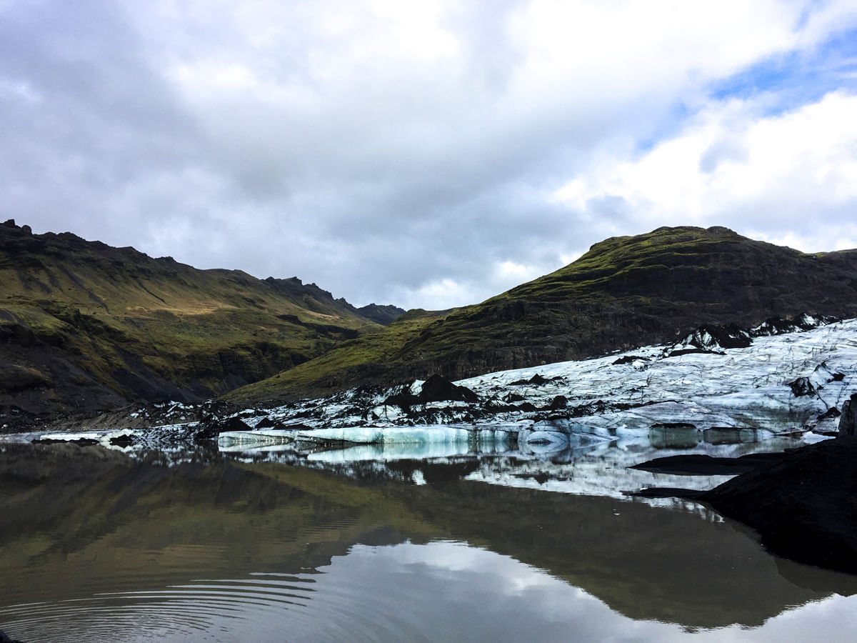 Solheimajökull glacier