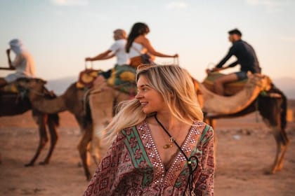 Marrakech: Desert Dinner & Quads and Camels with Fireshow