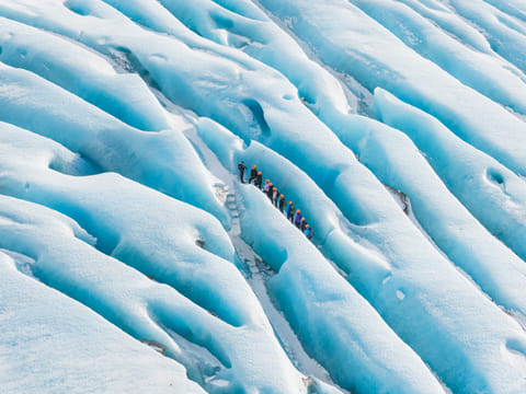 Crevasse Labyrinth - A Glacier Maze in Skaftafell