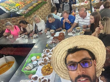 Moroccan local food tasting with a local experienced tour guide