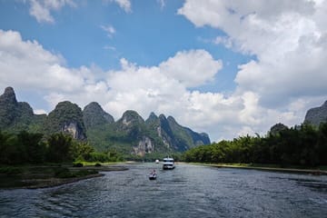 Li River Cruise Yangshuo Yulong River Biking Day Tour