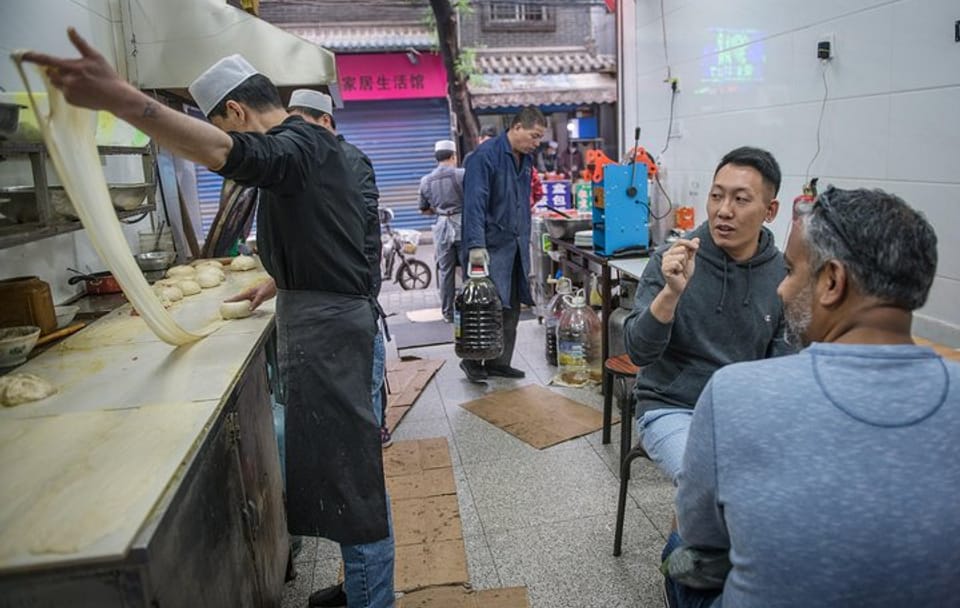 Xi'an Evening Food Tour with TukTuk Transportation