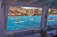 Ibiza Beach Hopper with Lunch Open Bar Paddle Surf and Snorkeling 8