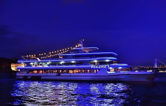 Istanbul Bosphorus Dinner Cruise Turkish Night with Private Table