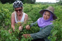 Meeting the locals on your bike ride