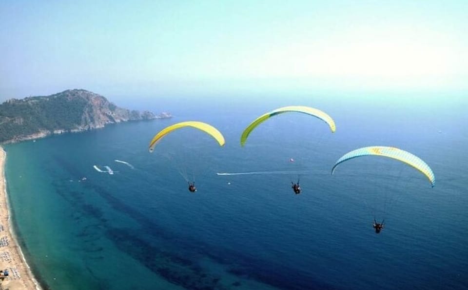 Paragliding and City Tour in Alanya with Antalya Transfer