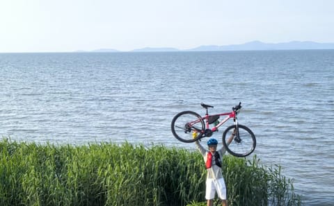 Sunset Cycling Tour at South Taihu Lake from Shanghai
