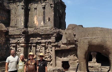 Ellora Caves and Daulatabad Fort Tour from Aurangabad