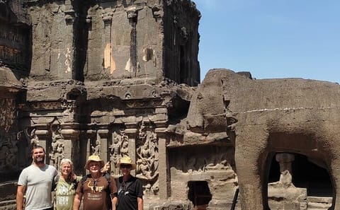 Ellora Caves and Daulatabad Fort Tour from Aurangabad