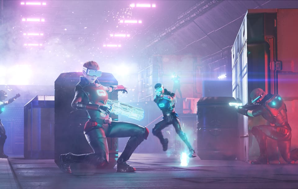 Virtual Reality Laser Tag Experience in Davesco-Soragno