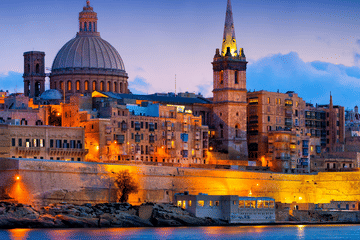 Malta By Night Guided Tour Visiting The Valletta Waterfront, Rabat & Mdina