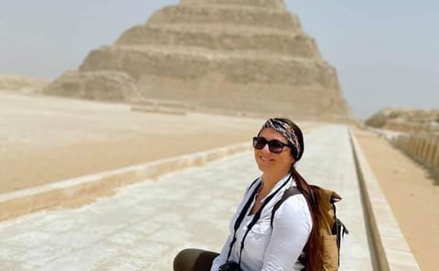 Private Tour of Giza Pyramids, Saqqara & Memphis with Camel Ride