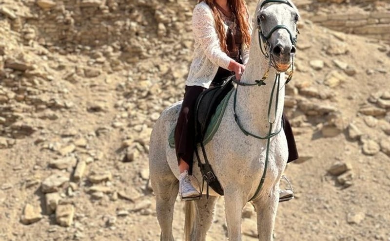 Abusir Horseback Riding and Fifth Dynasty Pyramids Tour